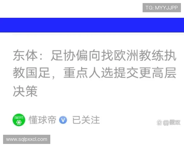 国足新任主帅将由高层决策足协专家团队成员包括傅博与王宝山